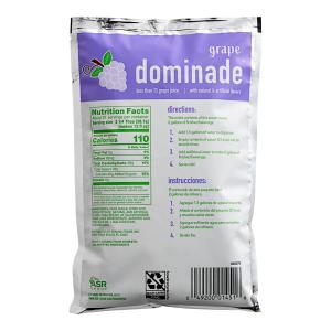 DominAde 21.6 oz. Grape Drink Mix - 12/Case