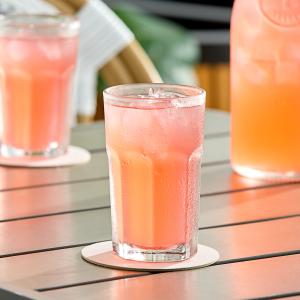 DominAde 21.6 oz. Pink Lemon Drink Mix - 12/Case