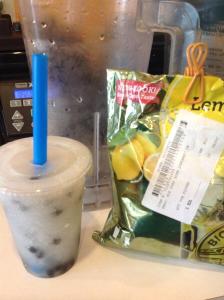 Big Train 2 lb. Shaken Lemonade Drink Mix - 5/Case