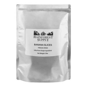 Rainforest Supply Freeze-Dried Sliced Banana 3 lb.