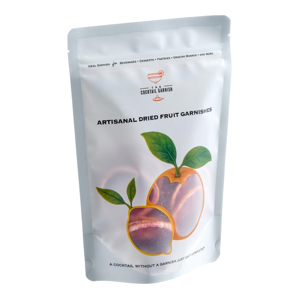 The Cocktail Garnish Dried Blood Orange Slices - 25/Pack