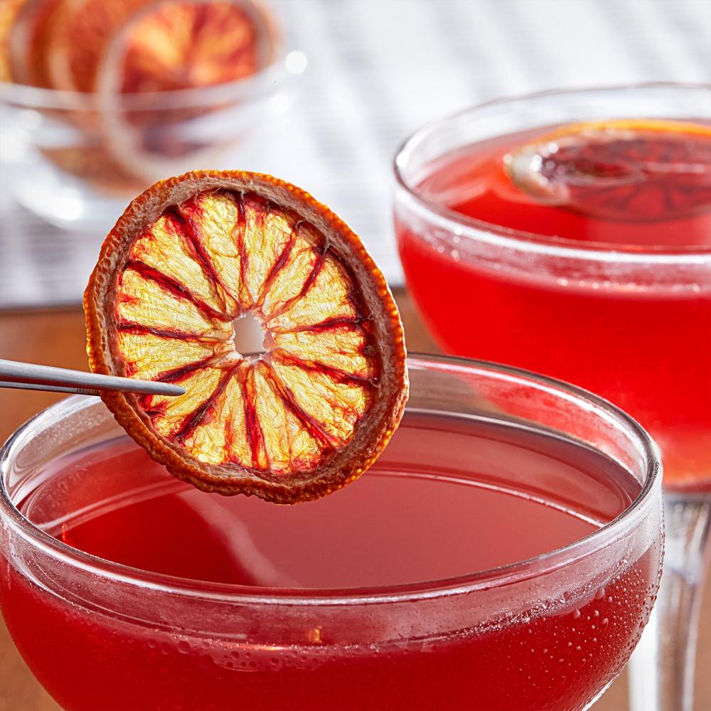 The Cocktail Garnish Dried Blood Orange Slices - 25/Pack