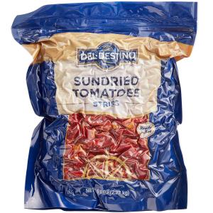 Del Destino 5 lb. Sun Dried Tomato Strips - 4/Case