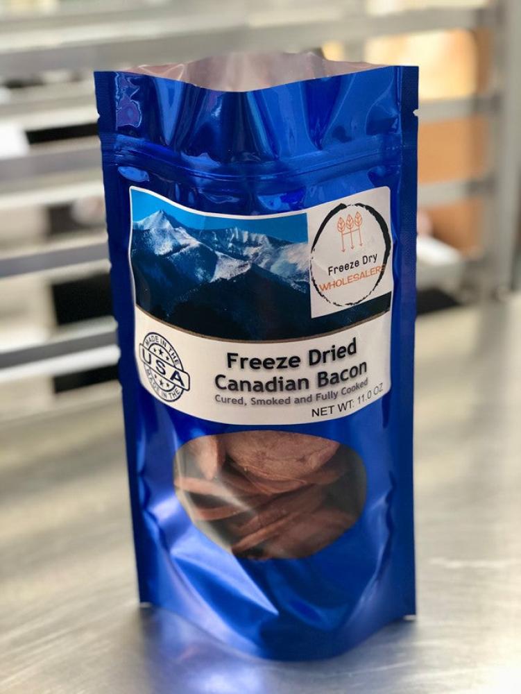 Freeze Dried Cooked Canadian Bacon
