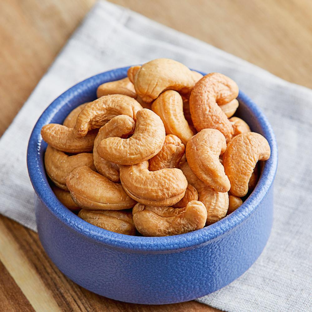 Hickory Harvest Large Roasted Unsalted Cashews 5 lb.