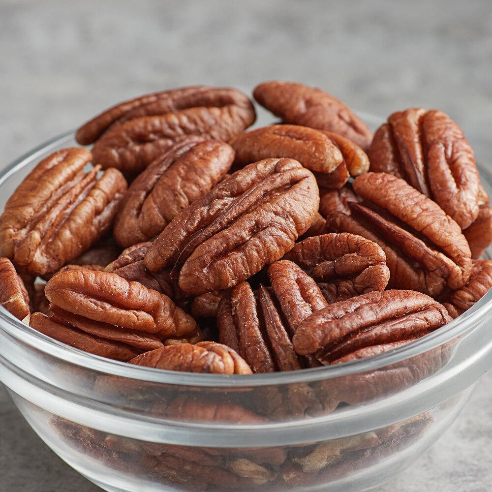 Hickory Harvest Jr. Mammoth Raw Pecan Halves 5 lb.