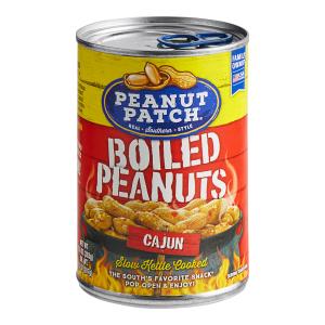 Peanut Patch Cajun Boiled Peanuts 13.5 oz. Can - 24/Case