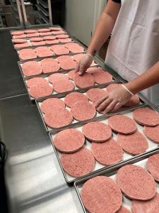 Freeze Dried 1/3-lb Uncooked Beef Hamburger Patties