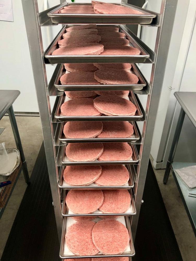 Freeze Dried 1/3-lb Uncooked Beef Hamburger Patties