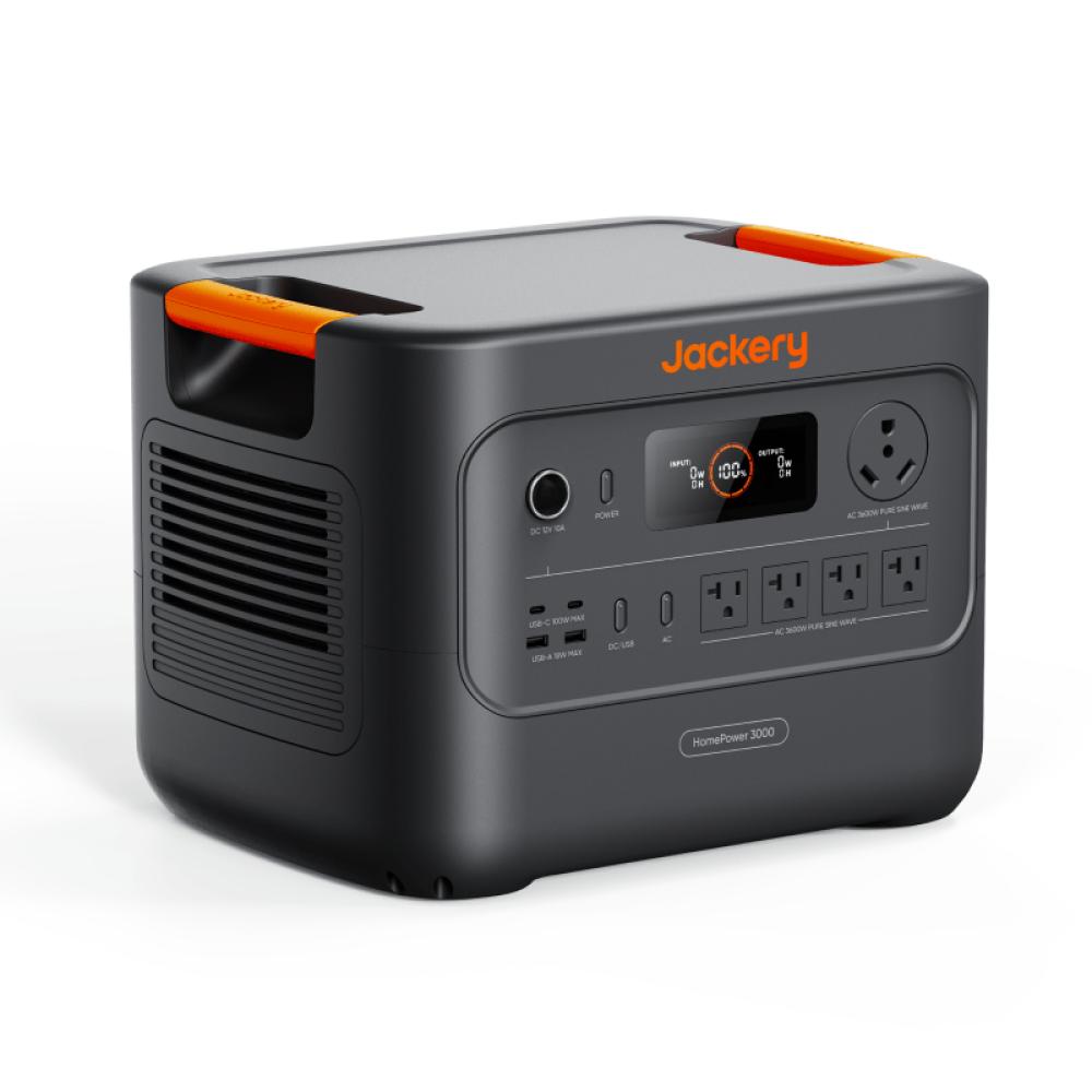 Jackery Solar Generator HomePower 3000 + TWO SolarSaga 200 Panels