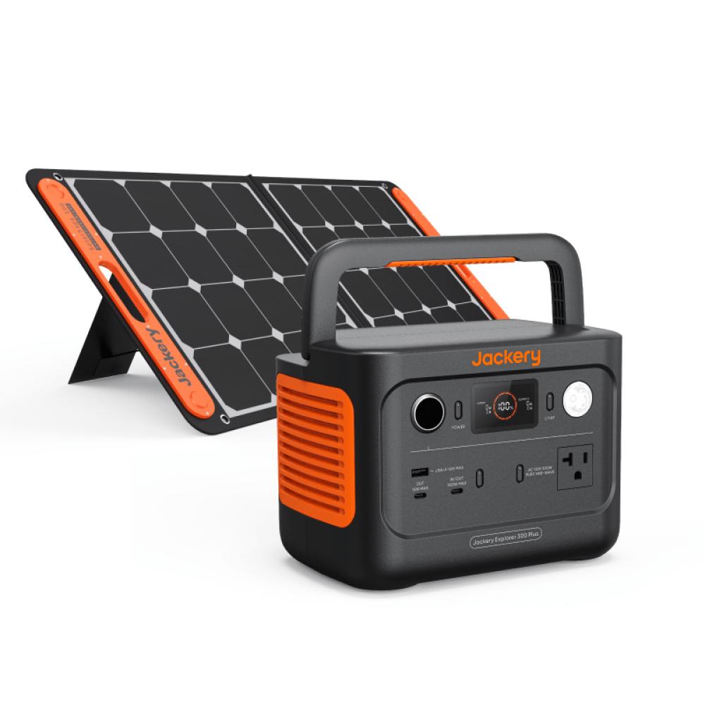 Jackery Solar Generator Explorer 300 Plus + SolarSaga 40W*1