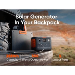 Jackery Solar Generator Explorer 300 Plus + SolarSaga 40W*1