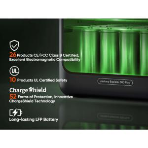 Jackery Solar Generator Explorer 300 Plus + SolarSaga 40W*1