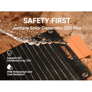 Jackery Solar Generator Explorer 300 Plus + SolarSaga 40W*1