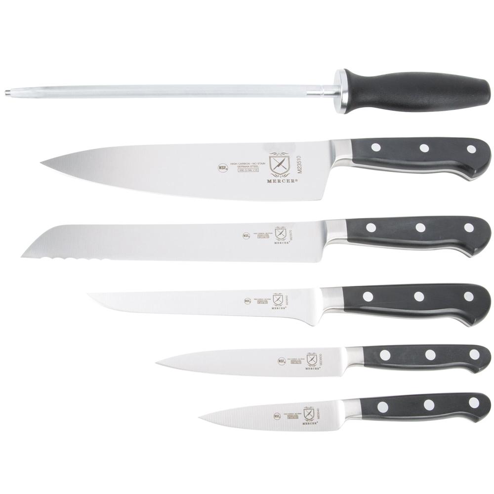 7 Piece Forged Knife Set, Mercer Culinary - Renaissance®