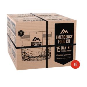 6-Month Emergency Food Supply - containing 540 just-add-water pouches!