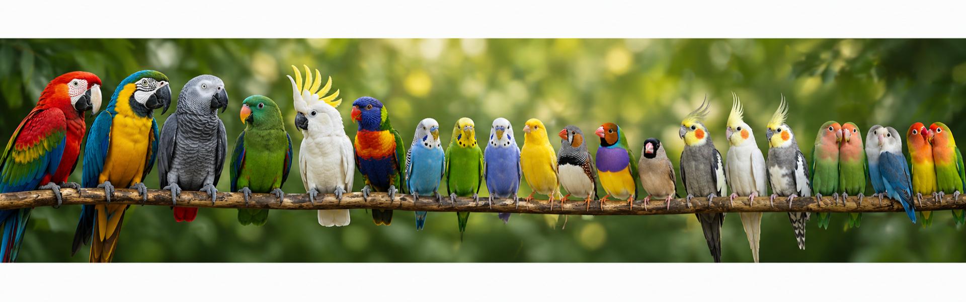 Birds (Parrots, Canaries, Finches)