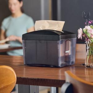 Smoke Black Tabletop Interfold Napkin Dispenser