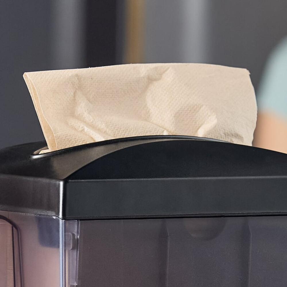 Smoke Black Tabletop Interfold Napkin Dispenser