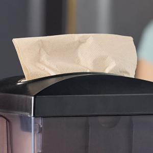 Smoke Black Tabletop Interfold Napkin Dispenser