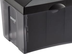 Smoke Black Tabletop Interfold Napkin Dispenser