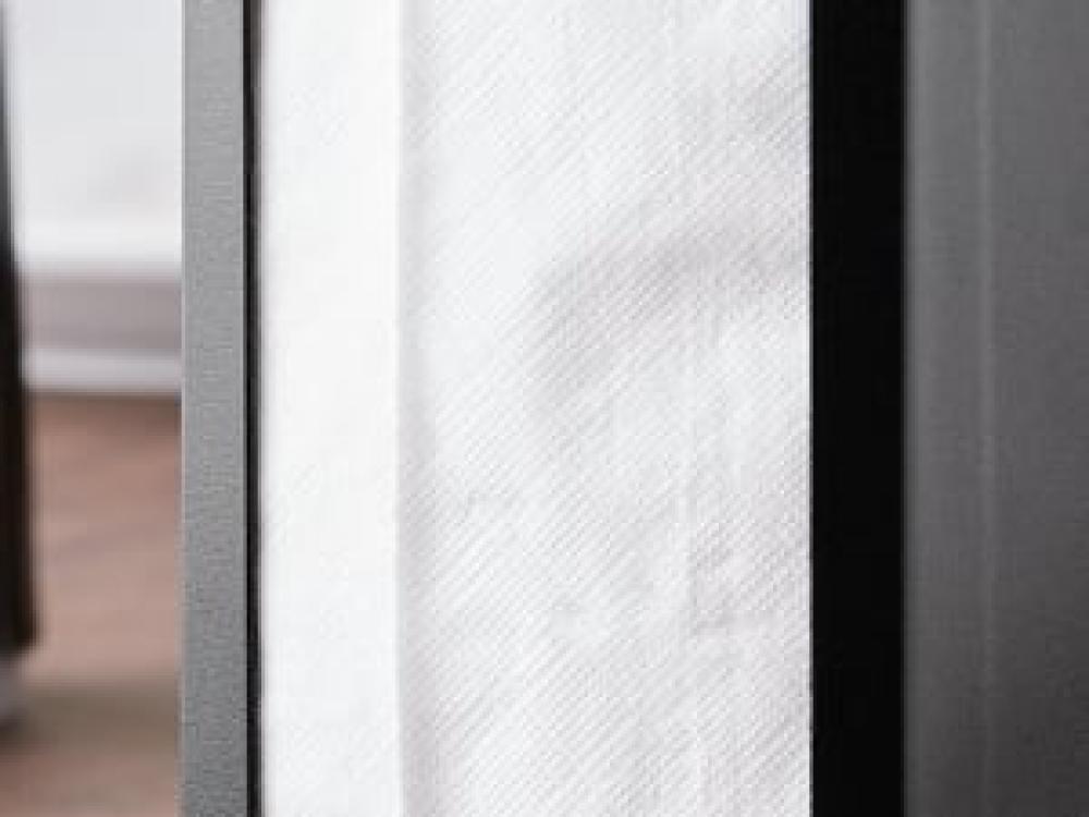 Black Tall-Fold Two-Sided Tabletop Napkin Dispenser