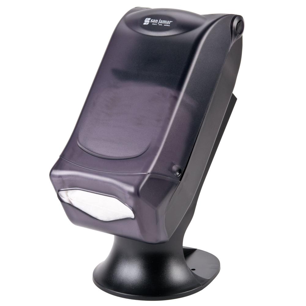 Fullfold Venue Stand Mount Napkin Dispenser with Control Face - Black Pearl