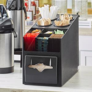 Countertop Napkin Dispenser / Organizer with 4 Cylinders