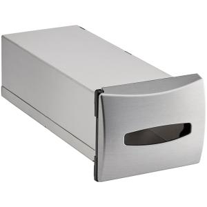 750 Capacity In-Counter Interfold Napkin Dispenser with Stainless Faceplate