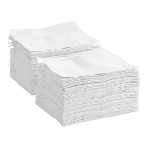 Universal Masterfold 1-Ply White Dispenser Napkin N7 - 6,000/Case