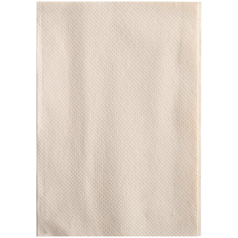 Kraft 2-Ply Wide Interfold 6 1/4" x 4 3/8" Dispenser Napkin - 6,000/Case