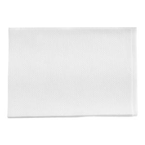 White 2-Ply Wide Interfold 6 1/4" x 4 3/8" Dispenser Napkin - 6,000/Case