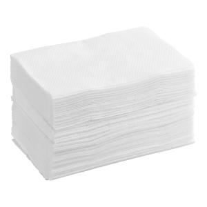 White 1-Ply Wide Interfold 6 1/4" x 4 3/8" Dispenser or Tabletop Napkin - 6,000/Case