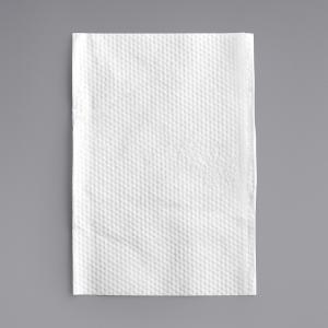 White 1-Ply Wide Interfold 6 1/4" x 4 3/8" Dispenser or Tabletop Napkin - 6,000/Case