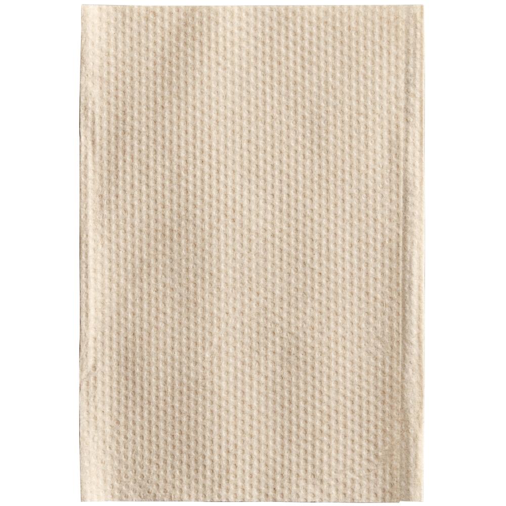 Kraft 1-Ply Wide Interfold 6 1/4" x 4 3/8" Dispenser or Tabletop Napkin - 6,000/Case