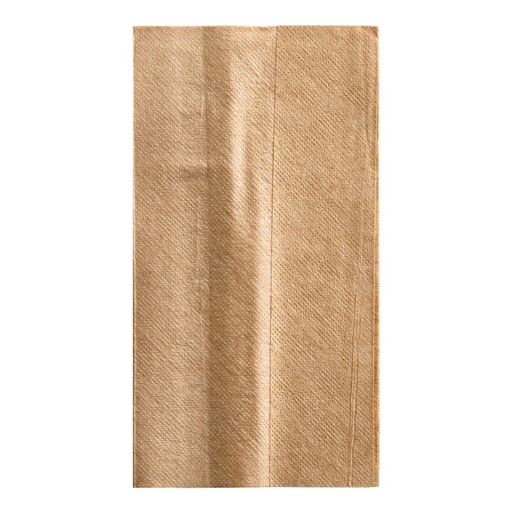 Kraft Natural Tall-Fold 6" x 13" Dispenser Napkin - 8,000/Case