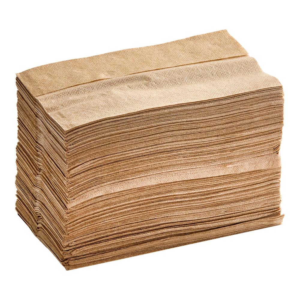 Kraft Natural Tall-Fold 6" x 13" Dispenser Napkin - 8,000/Case