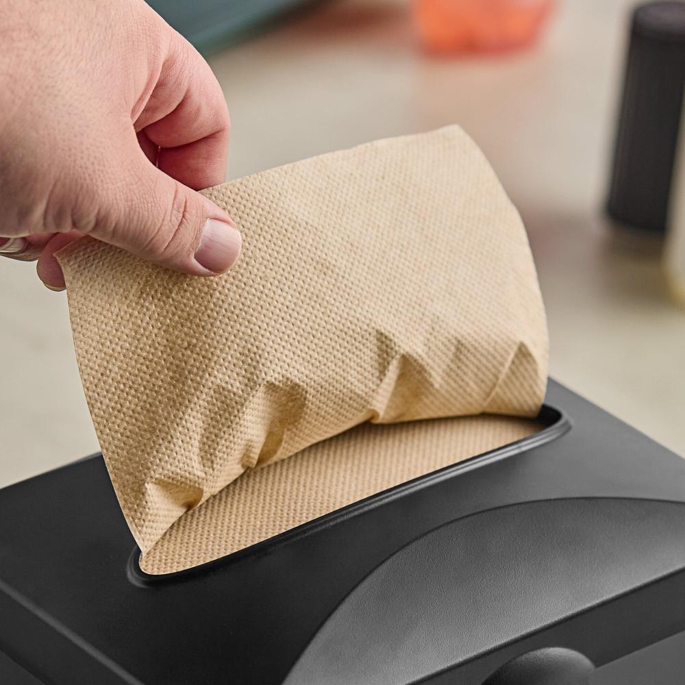 Kraft Premium 2-Ply Wide Interfold 6 3/8" x 4 3/8" Dispenser Napkin - 6,000/Case