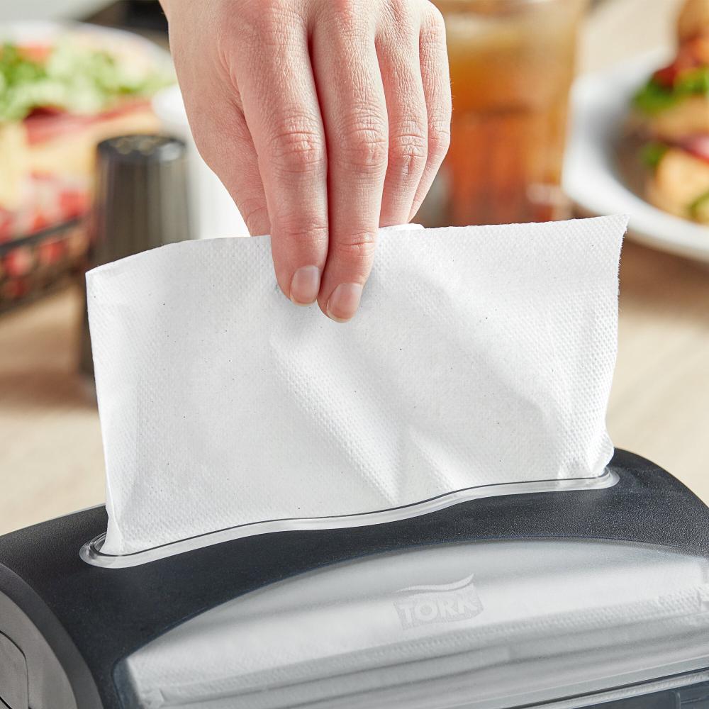 Universal Xpressnap 1-Ply Customizable White Interfold Dispenser Napkin N4 - 6,000/Case