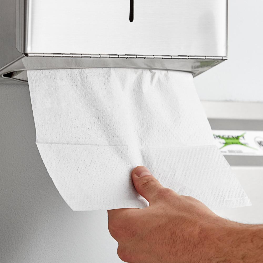 White M-Fold (Multifold) Towel - 4,000/Case