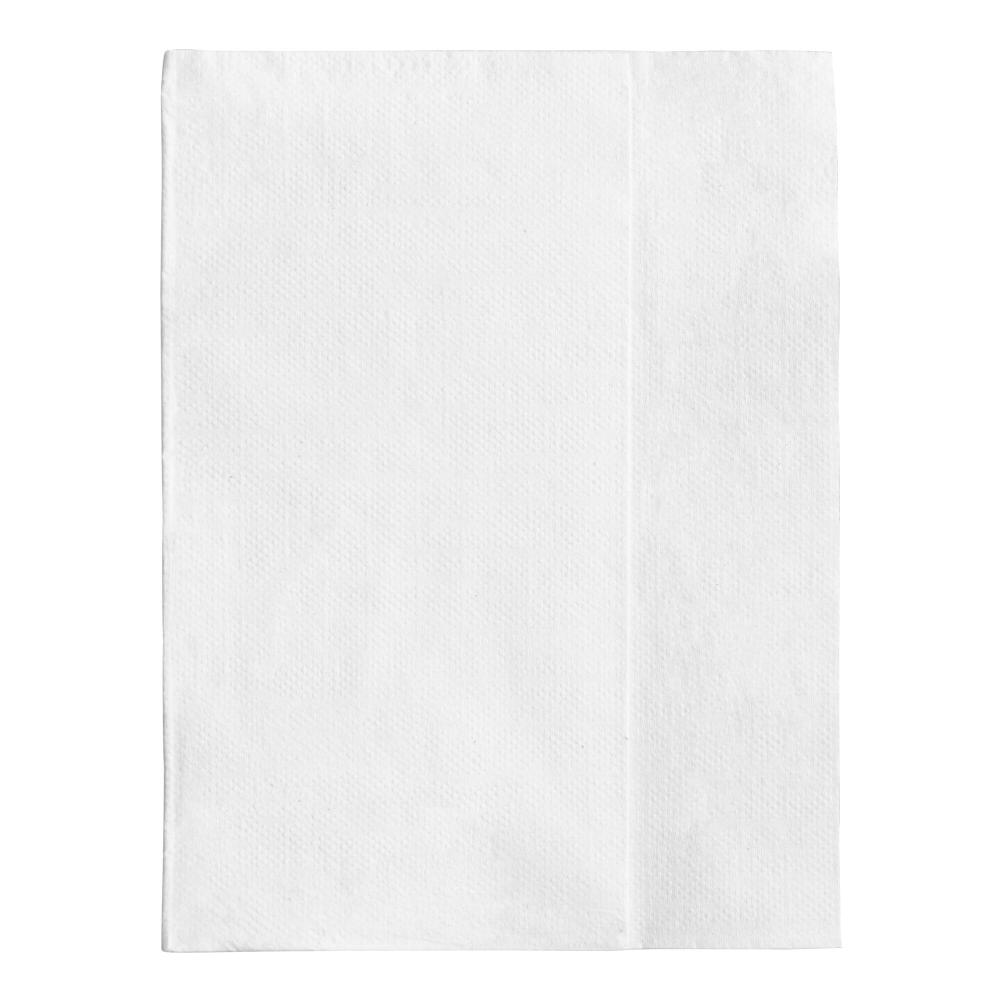 White 1-Ply Full Fold Paper Napkin - 7,200/Case