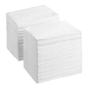 White 1-Ply Full Fold Paper Napkin - 7,200/Case