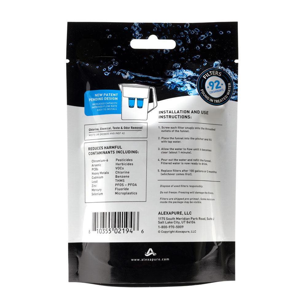 Alexapure Pitcher Replacement Filters