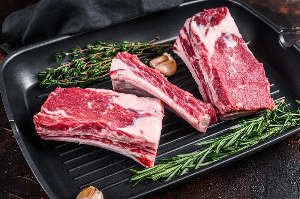 Dried Uncooked Boneless Beef Short Ribs