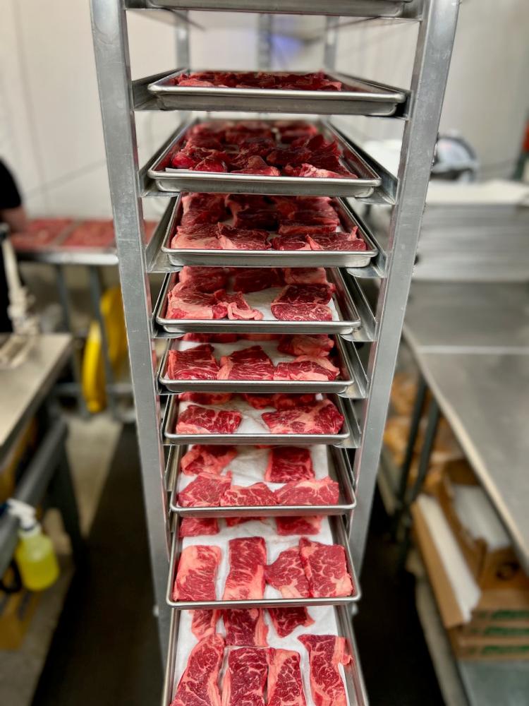 Dried Uncooked Boneless Beef Short Ribs