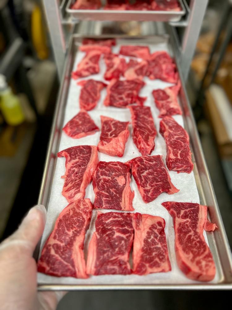 Dried Uncooked Boneless Beef Short Ribs