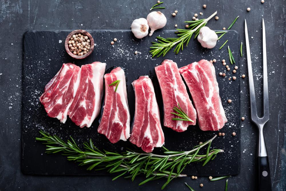Dried Uncooked Boneless Country-Style Pork Ribs