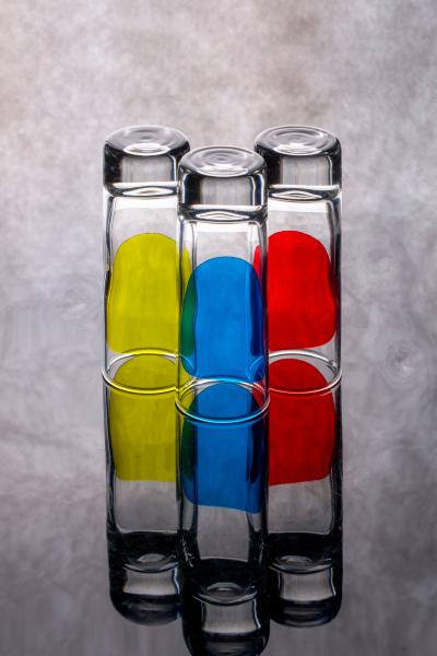 Colored Water Glasses