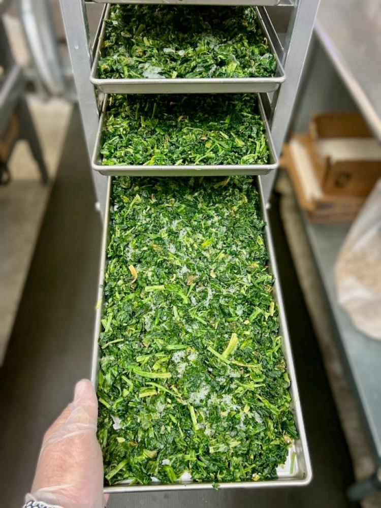 Freeze Dried Cut Leaf Spinach