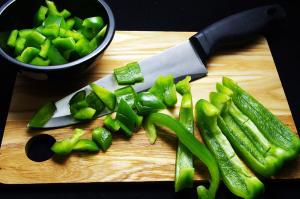 Freeze Dried Diced Green Bell Peppers